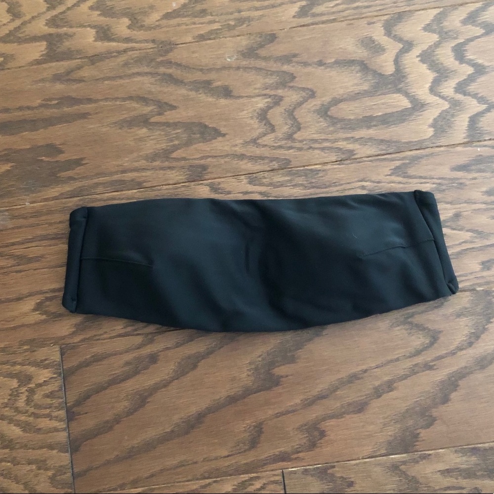 Black Arie Bandeau Swim Top